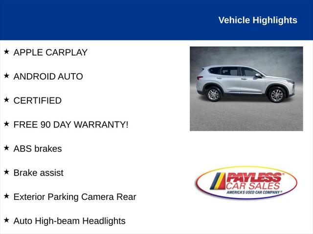 used 2020 Hyundai Santa Fe car, priced at $17,794