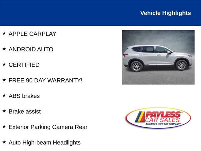 used 2020 Hyundai Santa Fe car, priced at $18,900