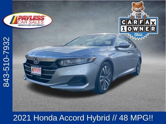 used 2021 Honda Accord Hybrid car, priced at $19,973