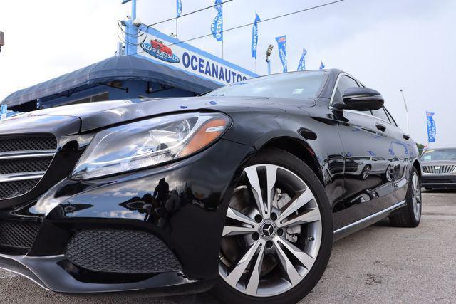 used 2018 Mercedes-Benz C-Class car, priced at $16,998