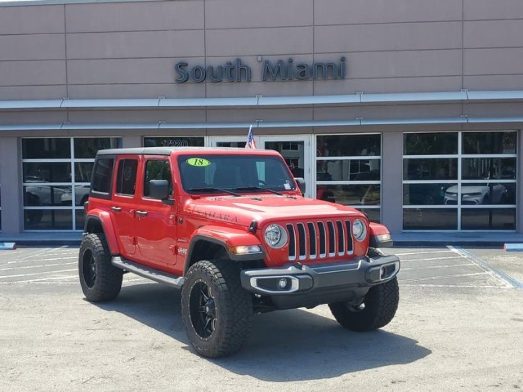 used 2018 Jeep Wrangler Unlimited car, priced at $28,981