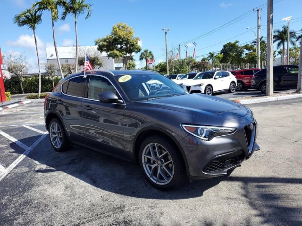 used 2018 Alfa Romeo Stelvio car, priced at $23,595