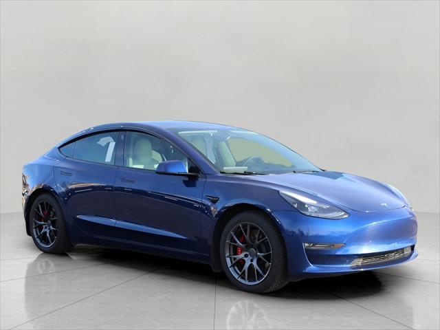 used 2022 Tesla Model 3 car, priced at $30,000