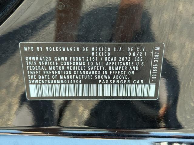 used 2021 Volkswagen Jetta car, priced at $16,000