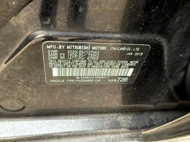 used 2018 Mitsubishi Mirage car, priced at $5,499
