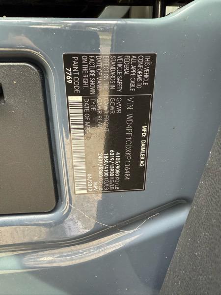 used 2019 Mercedes-Benz Sprinter 2500 car, priced at $22,500