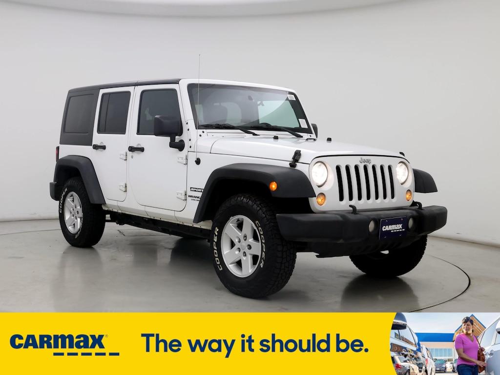 used 2016 Jeep Wrangler car, priced at $21,998