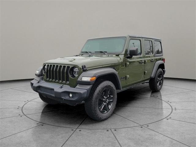 used 2021 Jeep Wrangler Unlimited car, priced at $32,154