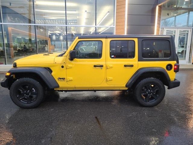 used 2021 Jeep Wrangler Unlimited car, priced at $36,770