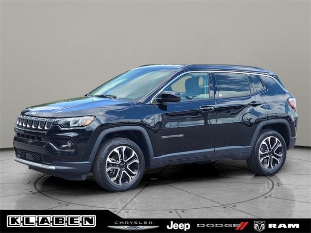 used 2022 Jeep Compass car, priced at $23,088