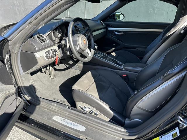 used 2021 Porsche 718 Spyder car, priced at $127,995