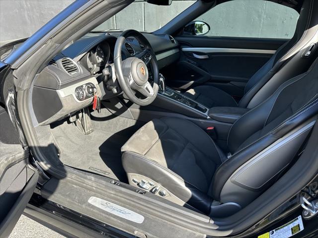 used 2021 Porsche 718 Spyder car, priced at $127,995