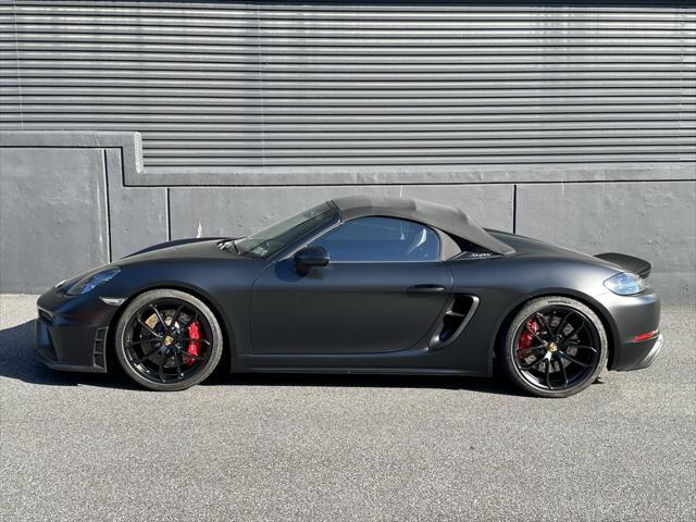 used 2021 Porsche 718 Spyder car, priced at $127,995
