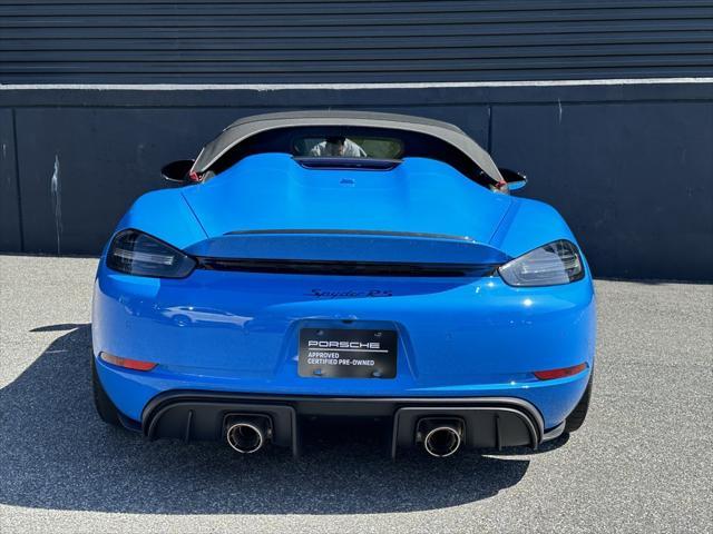 used 2025 Porsche 718 Spyder car, priced at $248,995