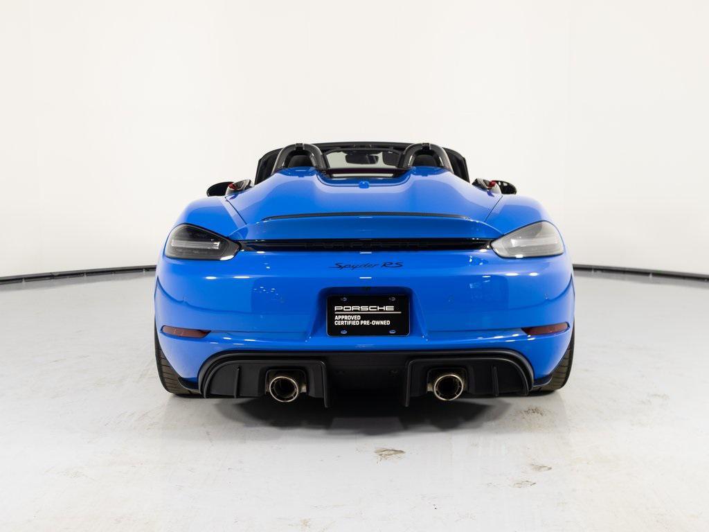 used 2025 Porsche 718 Spyder car, priced at $233,995