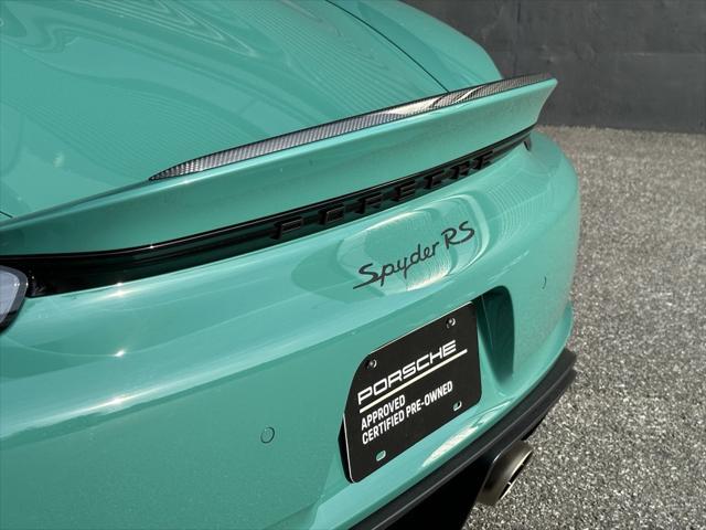used 2024 Porsche 718 Spyder car, priced at $243,995