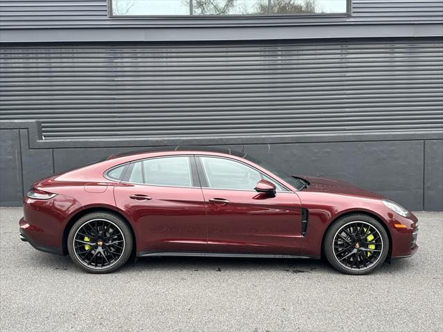 used 2021 Porsche Panamera e-Hybrid car, priced at $82,595