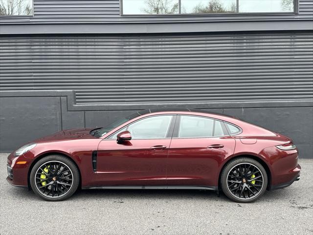 used 2021 Porsche Panamera e-Hybrid car, priced at $82,595