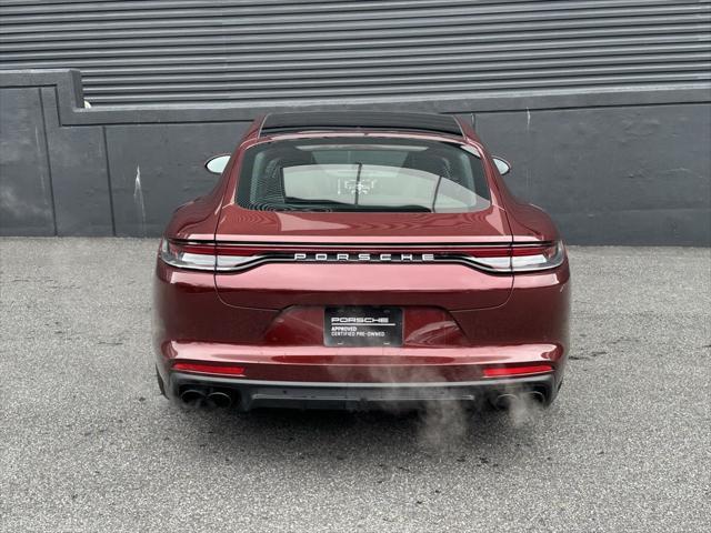 used 2021 Porsche Panamera e-Hybrid car, priced at $82,595