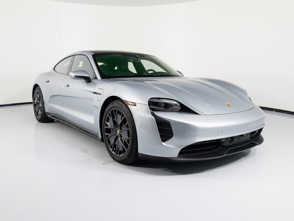 used 2022 Porsche Taycan car, priced at $91,555
