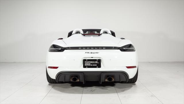 used 2021 Porsche 718 Spyder car, priced at $127,995