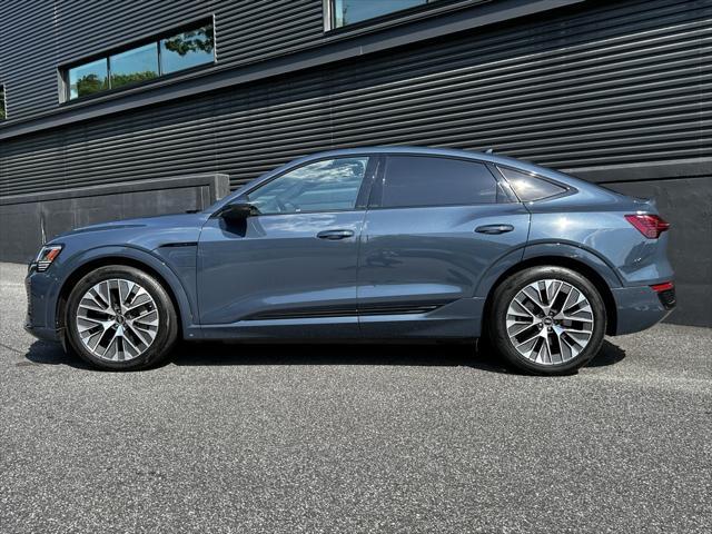 used 2024 Audi Q8 e-tron car, priced at $55,695