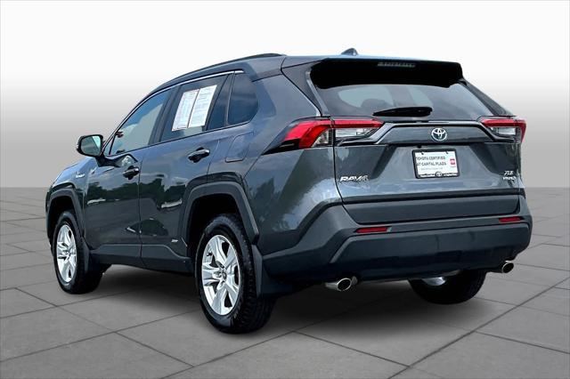 used 2021 Toyota RAV4 Hybrid car, priced at $30,180