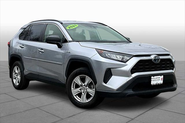 used 2021 Toyota RAV4 Hybrid car, priced at $27,844