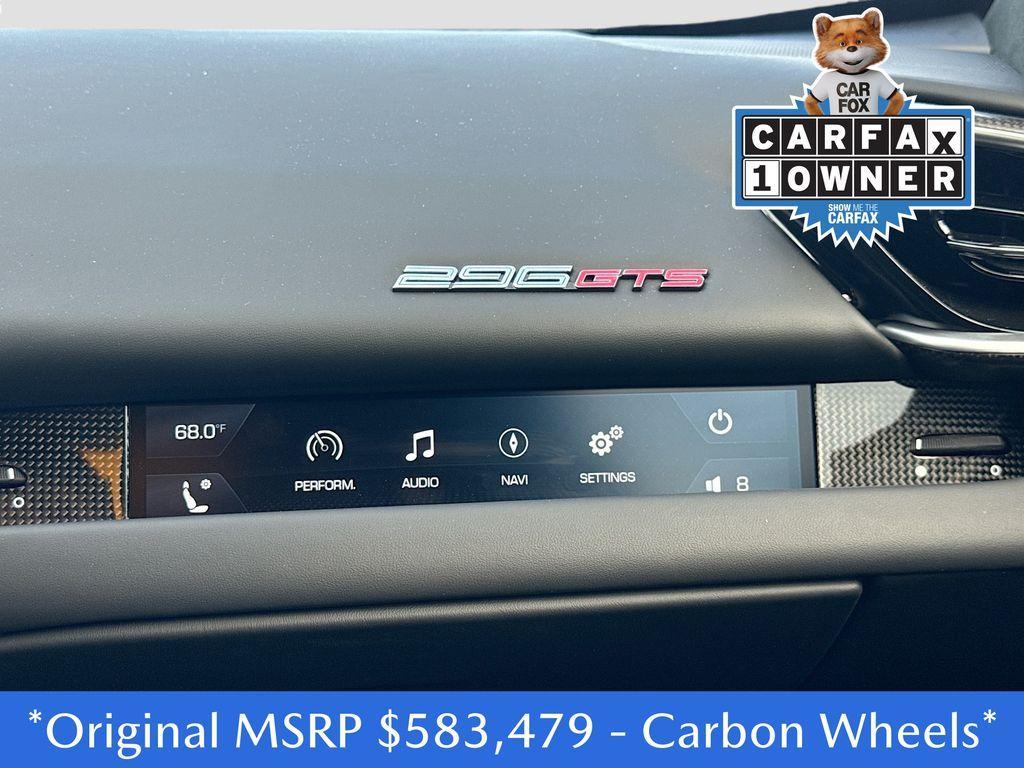 used 2024 Ferrari 296 GTS car, priced at $435,900
