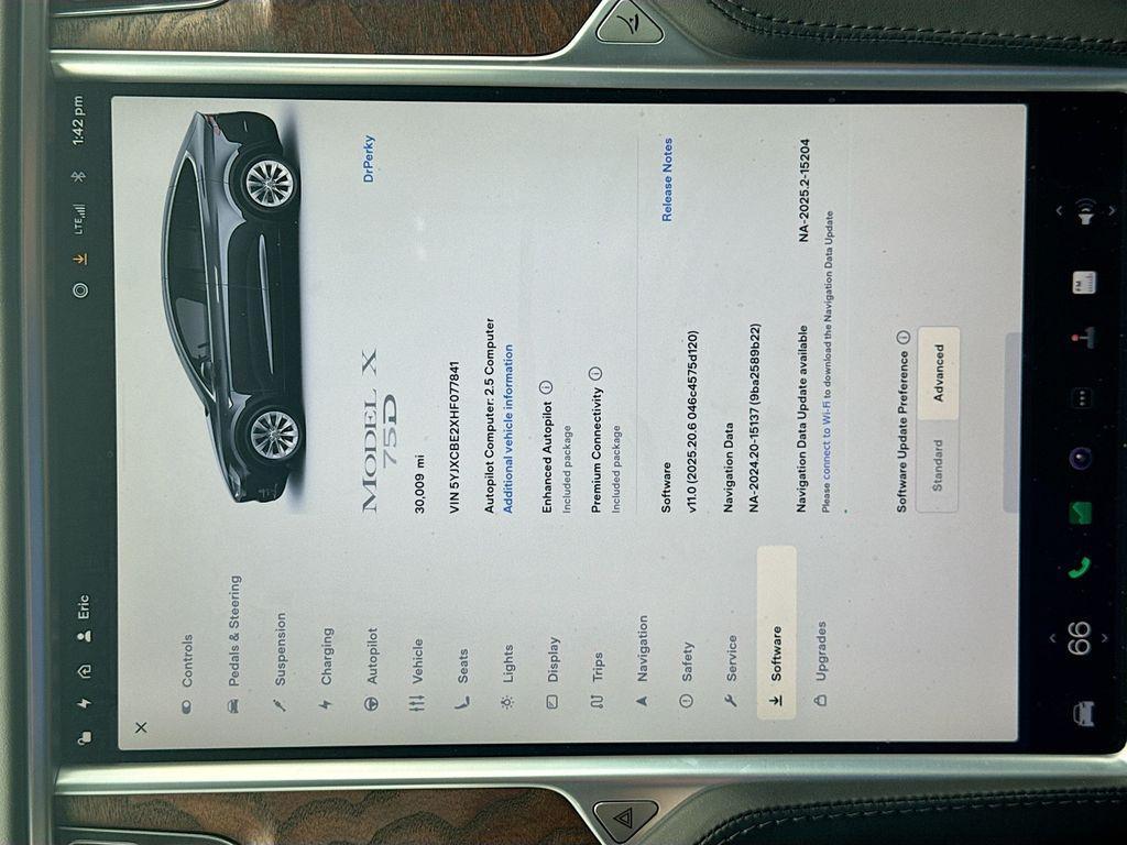 used 2017 Tesla Model X car, priced at $27,000