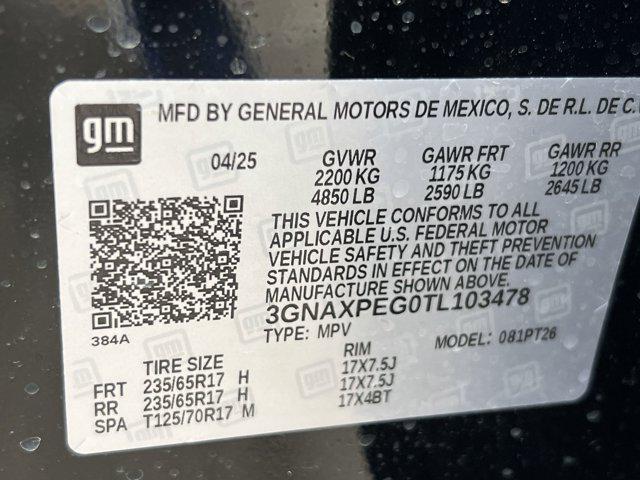 new 2026 Chevrolet Equinox car, priced at $32,540