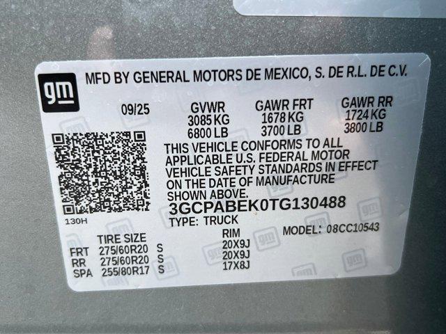 new 2026 Chevrolet Silverado 1500 car, priced at $41,781