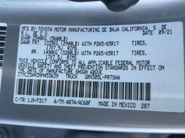 used 2022 Toyota Tacoma car, priced at $36,148