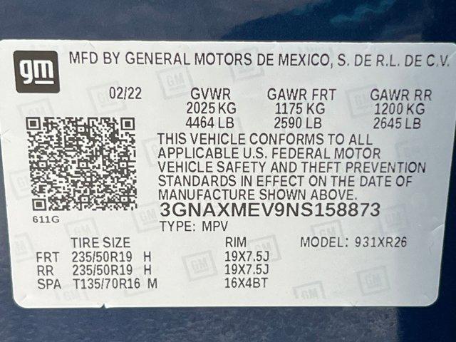used 2022 Chevrolet Equinox car, priced at $22,999