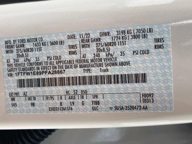 used 2023 Ford F-150 car, priced at $55,999