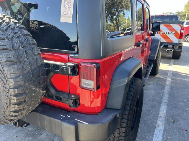 used 2016 Jeep Wrangler Unlimited car, priced at $28,246