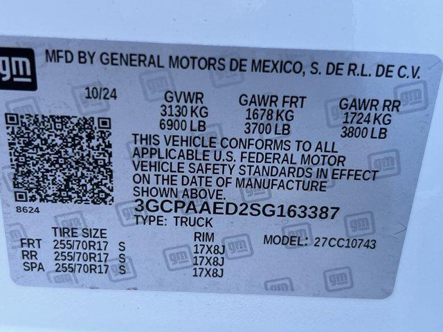 new 2025 Chevrolet Silverado 1500 car, priced at $38,754