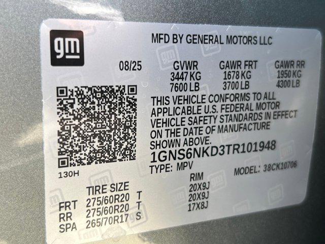 new 2026 Chevrolet Tahoe car, priced at $72,271