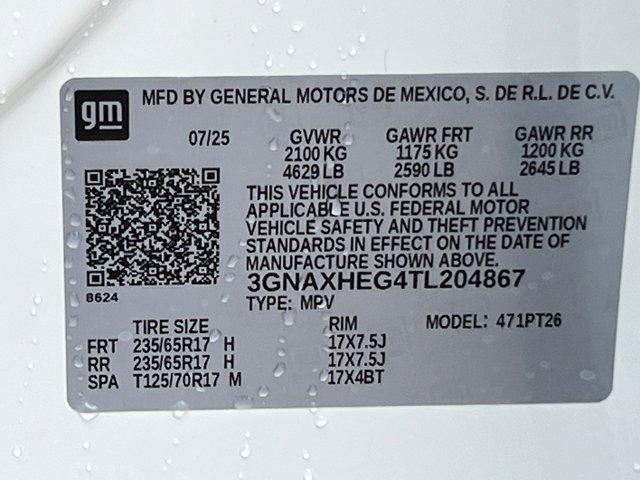 new 2026 Chevrolet Equinox car, priced at $25,491