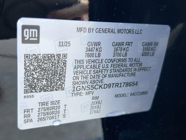 new 2026 Chevrolet Suburban car, priced at $71,271