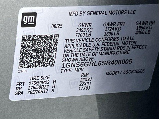 new 2025 Chevrolet Suburban car, priced at $93,371