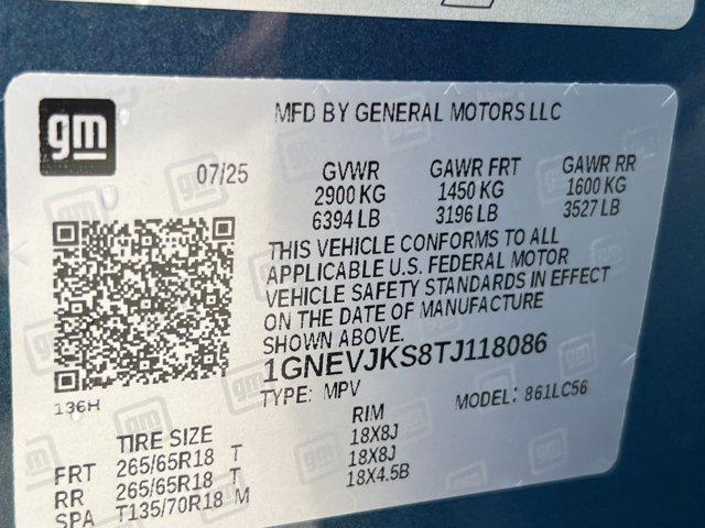 new 2026 Chevrolet Traverse car, priced at $52,520