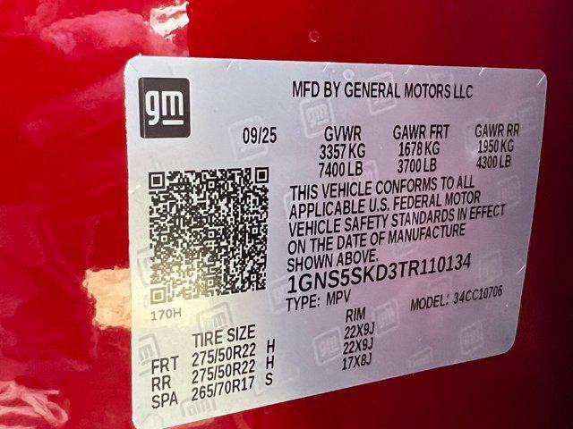 new 2026 Chevrolet Tahoe car, priced at $83,431