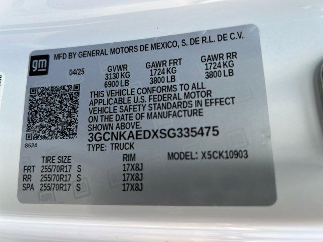 new 2025 Chevrolet Silverado 1500 car, priced at $41,482