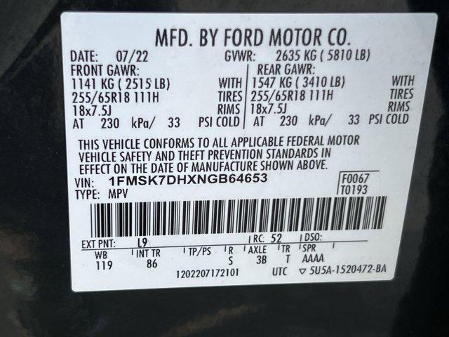 used 2022 Ford Explorer car, priced at $25,498