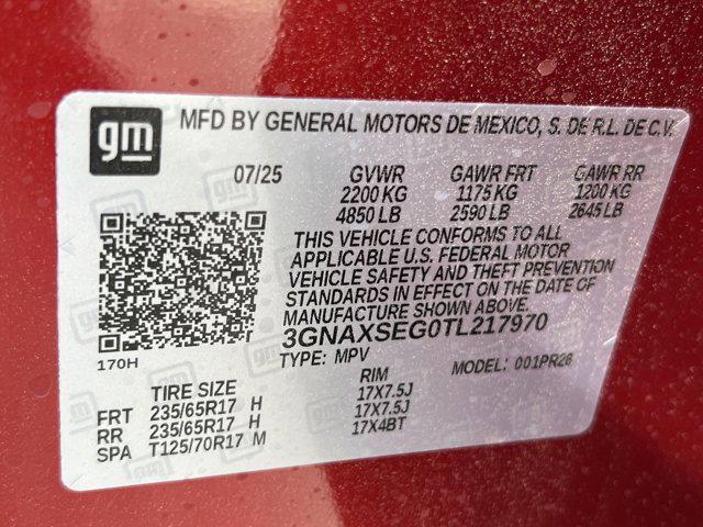 new 2026 Chevrolet Equinox car, priced at $34,831