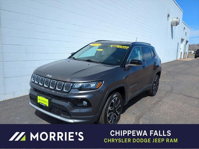 used 2022 Jeep Compass car, priced at $21,988