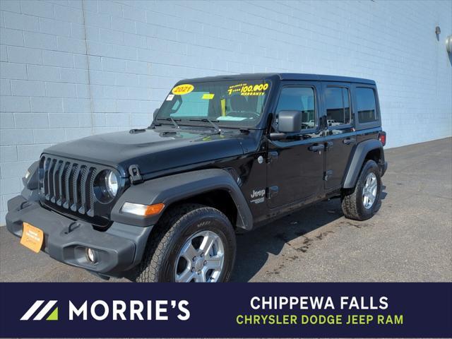 used 2021 Jeep Wrangler Unlimited car, priced at $26,949