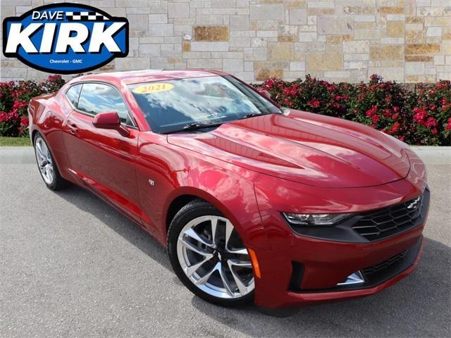 used 2021 Chevrolet Camaro car, priced at $28,350