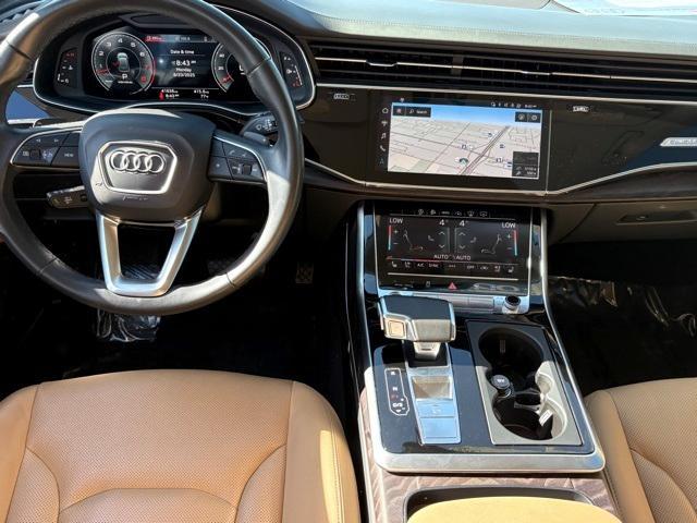 used 2021 Audi Q8 car, priced at $52,000